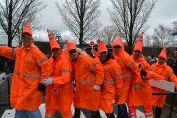 Een hele kudde Oranje mannen!