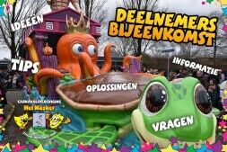Optochtdeelnemers bijeenkomst
