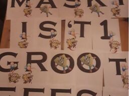 Winnaars Masky Jacht en Nageldik Masker Informatiebulletin Puzzel