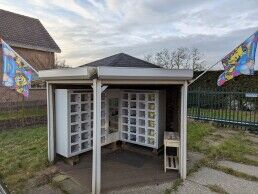 Tijdelijke ludieke Masker-Kiosk weer open!