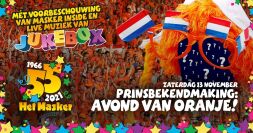 Prinsbekendmaking: Avond van Oranje