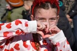 De Kinderoptocht was een onwijs vrolijke boel!