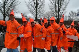 Een hele kudde Oranje mannen!