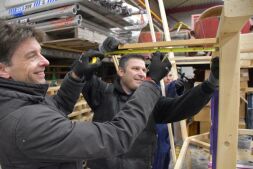 Lamstralen zetten de schouders er onder