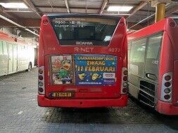 Wie heeft de busreclame van Carnaval Zwaag al gespot?