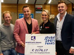 Geweldig bedrag voor Jeugdsportfonds