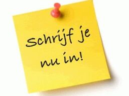 Inschrijving geopend!