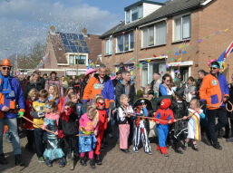 Kinderoptocht was een kleurrijke verschijning