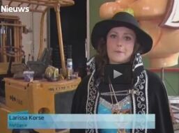 Larissa schitterd op RTV-NH