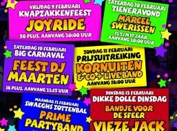 Line-Up aankomende carnaval bekend!
